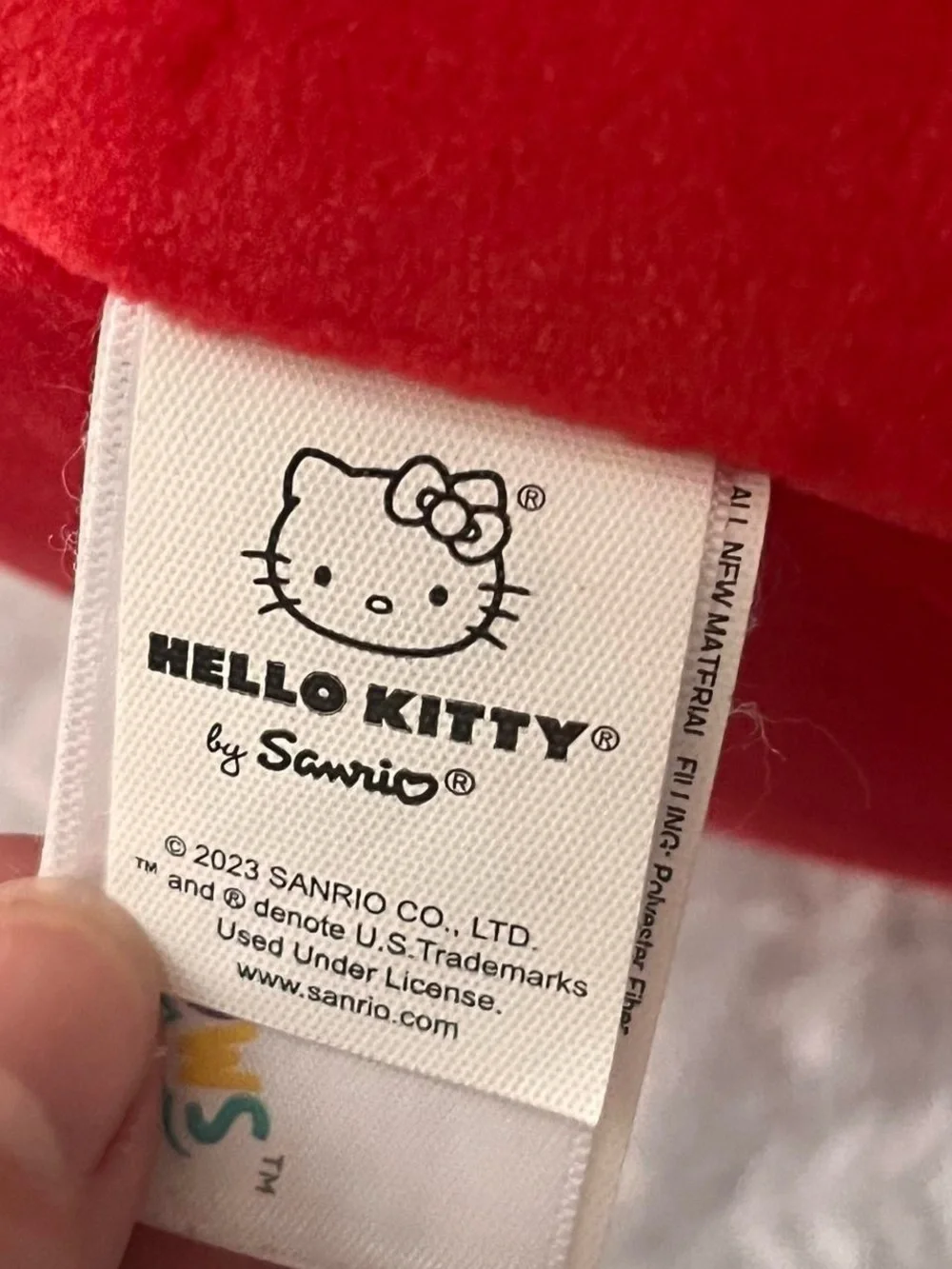 Hello Kitty Squishmallow 14” – Red Glasses Plush